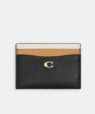 ＜COACH＞エッセンシャル　カード　ケース・カラーブロック